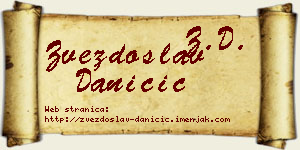 Zvezdoslav Daničić vizit kartica